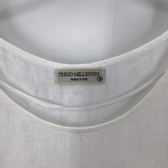 Terzo Millennio Women’s Italian Linen Shirt - Picture 3 of 6